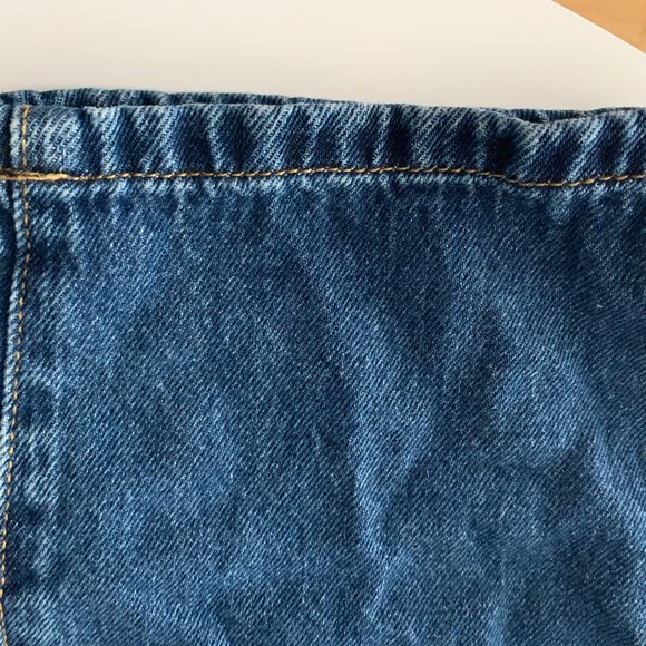 ZARA Blue Ruffled Mom Jeans - Picture 3 of 9